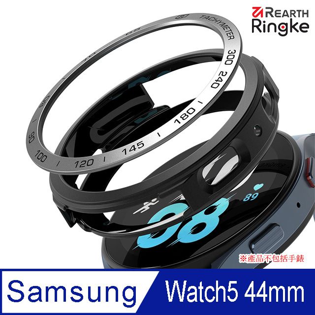 Ringke ｜Galaxy Watch5 44mm [Air Sports Black + Bezel Styling] 防護錶環組合