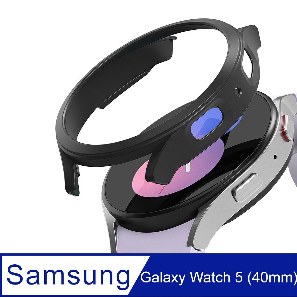 Rearth  Ringke 三星 Galaxy Watch 5 (40mm) 手錶輕薄保護套(霧黑)