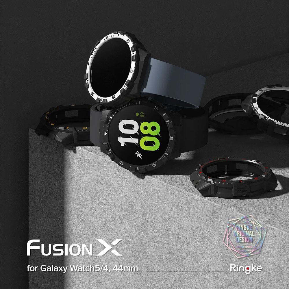 Ringke ｜三星 Galaxy Watch 5 / 4 44mm [Fusion-X] 運動型保護殼 黑 白