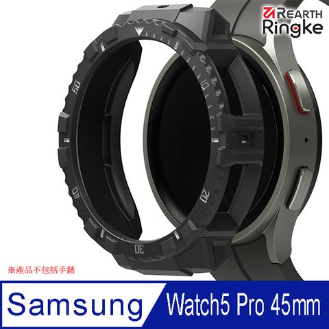 【Ringke】Galaxy Watch 5 Pro 45mm [Fusion-X] 運動型保護殼 黑 白
