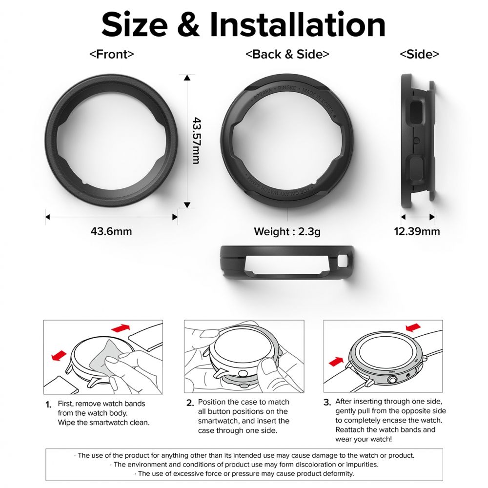 Ringke ｜】三星 Galaxy Watch6 40mm [Air Sports] 手錶保護套