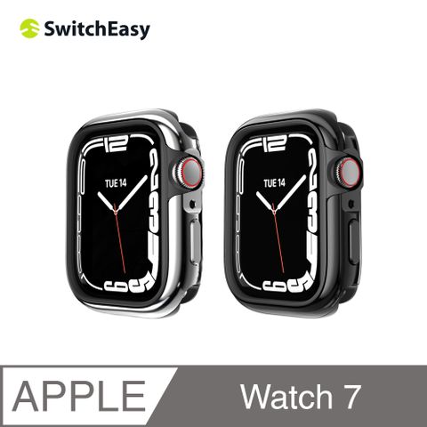 Apple 蘋果 SwitchEasy Odyssey Glossy Edition  Watch 8/7 鋁合金亮面手錶保護殼