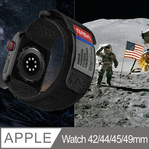 Mifa Apple Watch EDC-34 戰術尼龍混搭真皮皮革運動錶帶 (42/44/45/49mm 適用1-9代 Ultra 1-2)