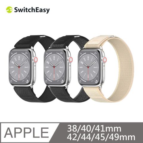 SwitchEasy 魚骨牌 Flex Apple Watch 環扣魔鬼氈排汗透氣彈性越野錶帶