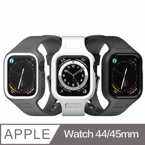 Araree Apple Watch 44/45mm 一體式保護殼錶帶