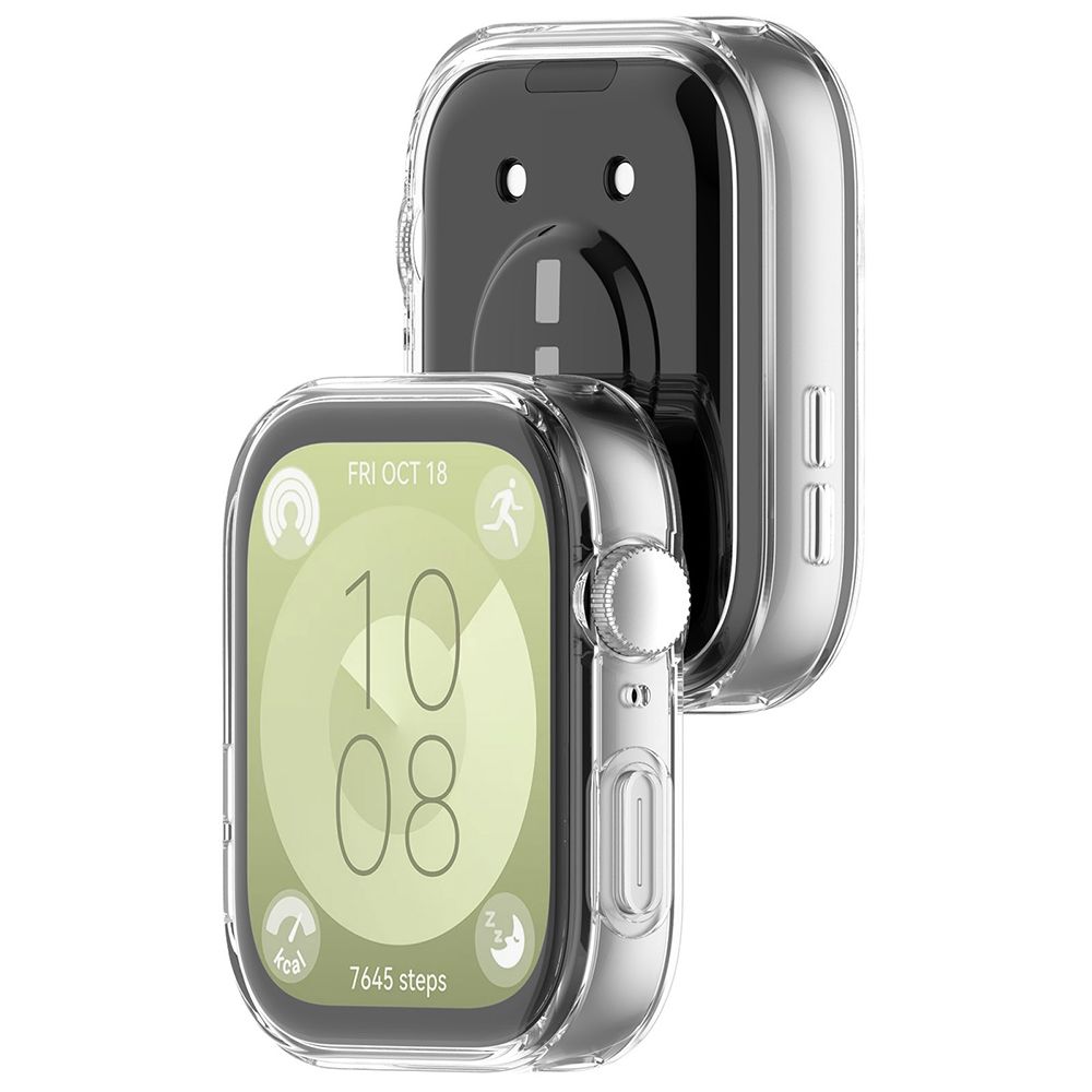 HH HUAWEI 華為Watch Fit3 -透明-全包覆透明防撞手錶殼