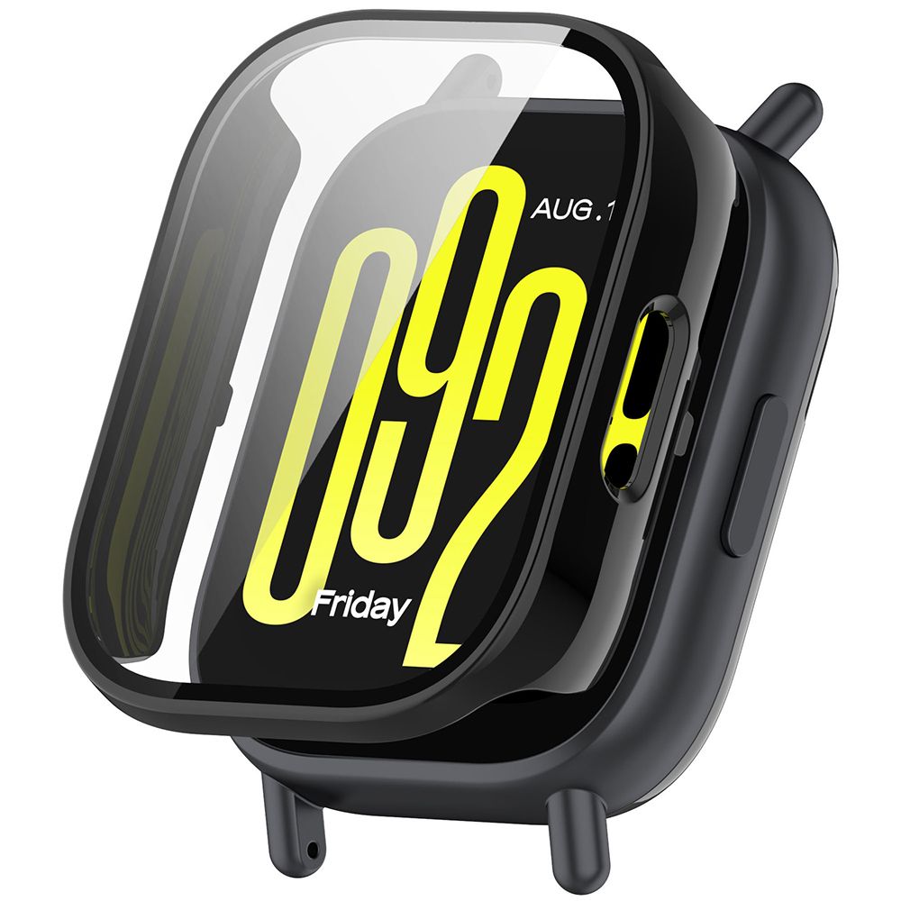 HH Redmi Watch 5 Active 鋼化玻璃手錶殼-黑