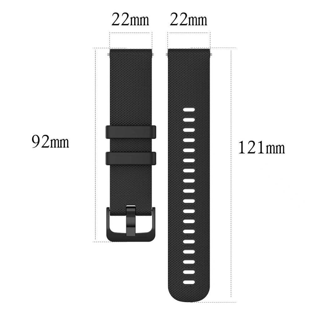  For相容:Forerunner 255/265/745/955/965 小格紋矽膠錶帶