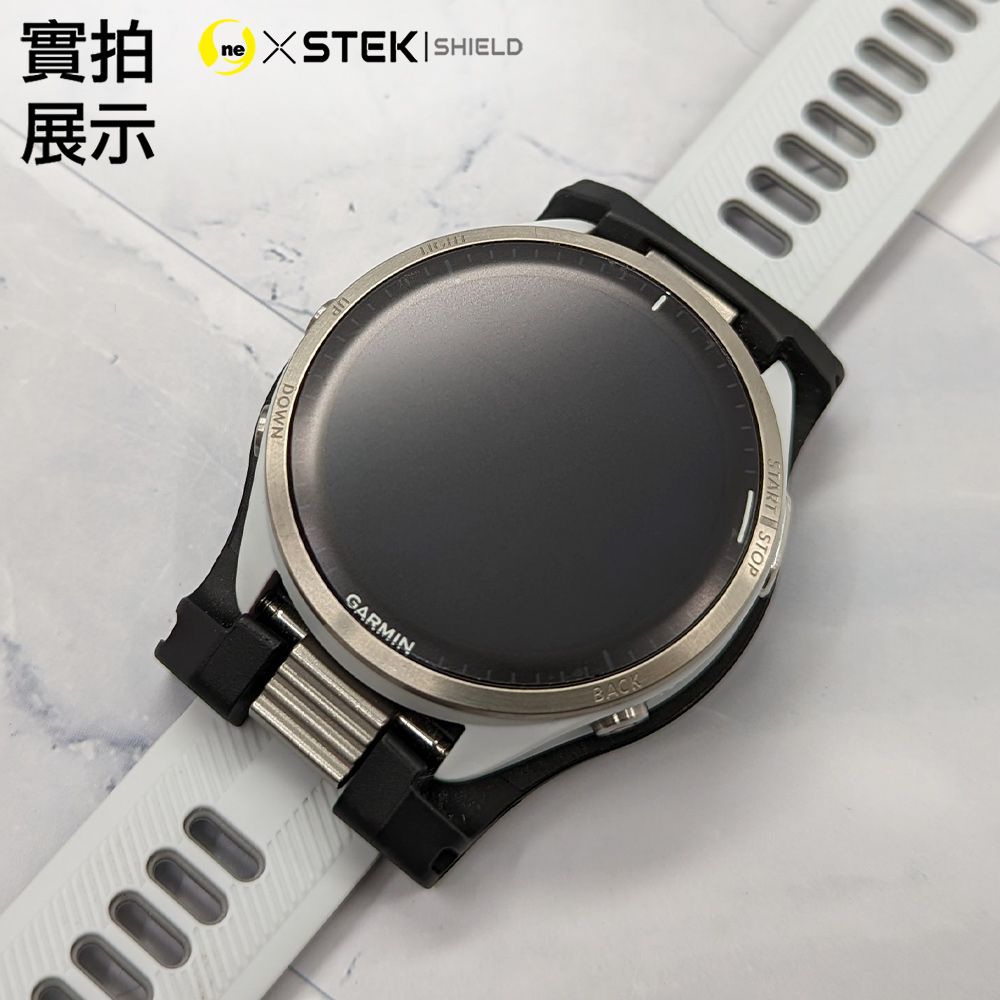 o-one 圓一 Garmin Forerunner 965 手錶保護貼 犀牛皮手錶膜 SGS環保無毒 自動修復(兩入組)