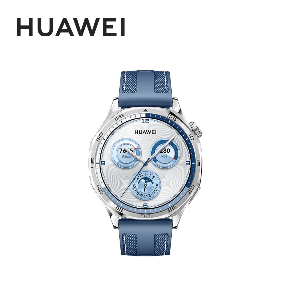 HUAWEI 華為 Watch GT5 46mm 運動健康 智能手錶 托帕藍