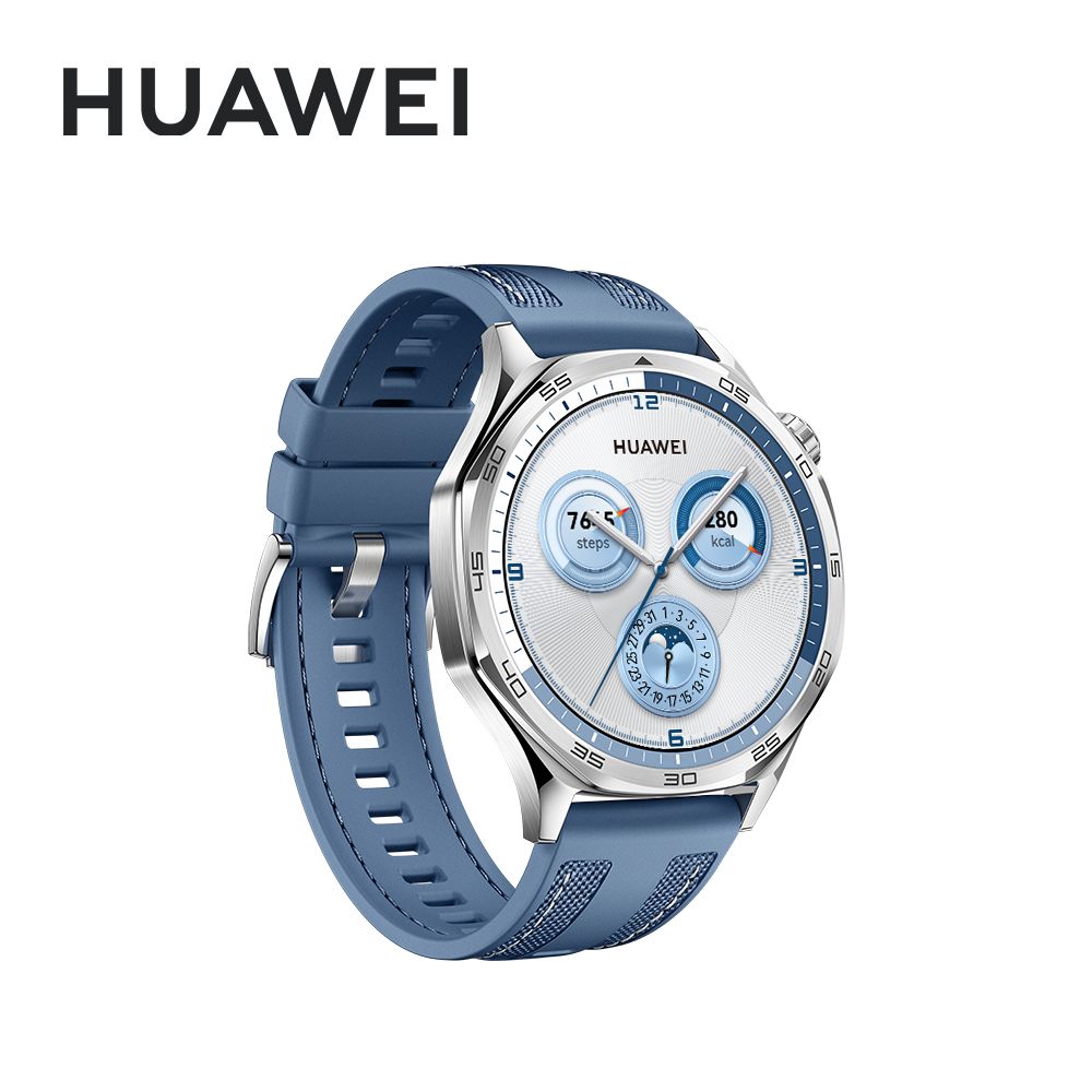 HUAWEI 華為 Watch GT5 46mm 運動健康 智能手錶 托帕藍