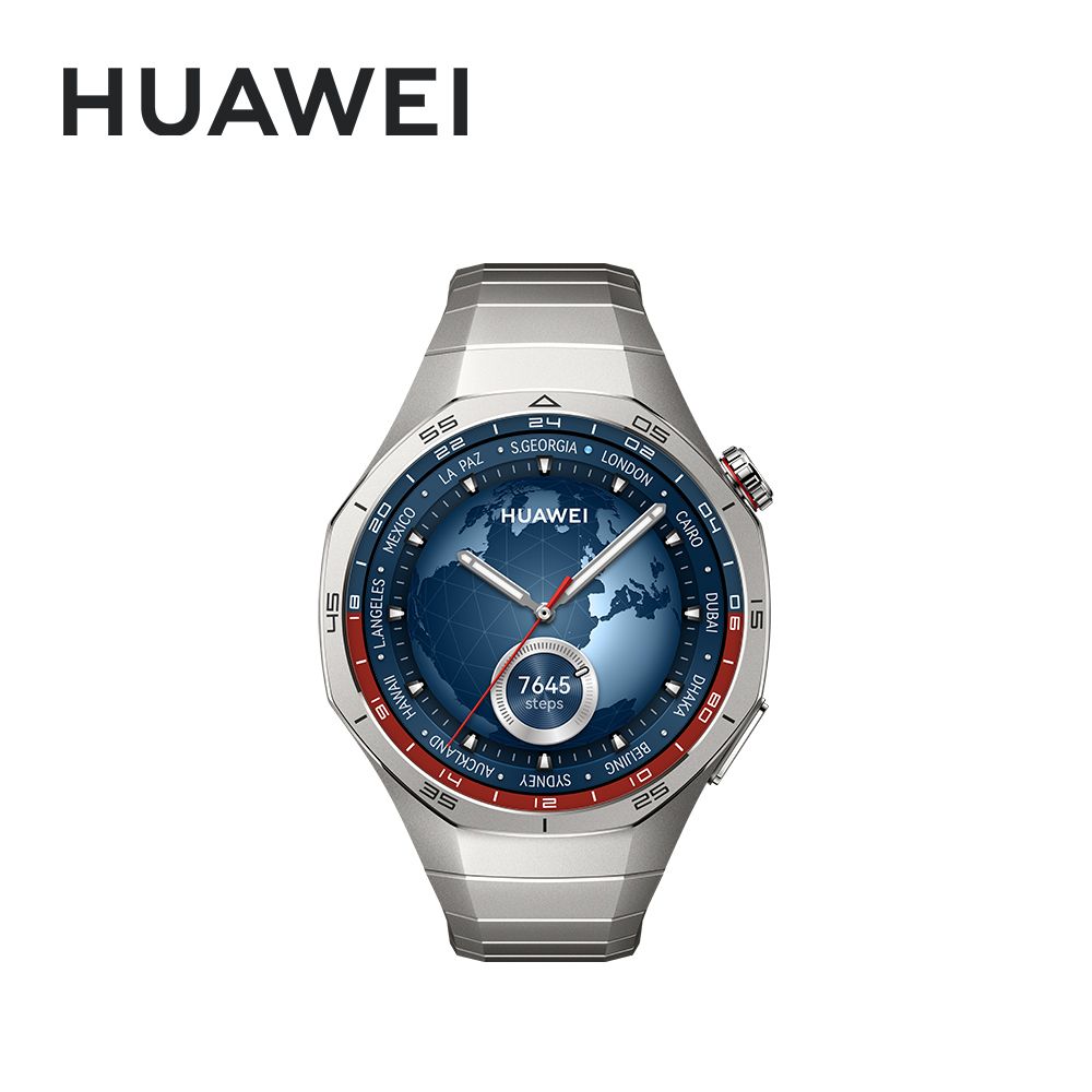 HUAWEI 華為 Watch GT5 Pro 46mm 運動健康 智慧手錶 經典款-鈦空銀