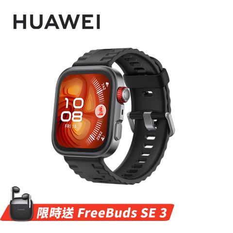 HUAWEI Watch Fit 4 Pro 1.82吋智慧手錶 氟橡膠錶帶款
