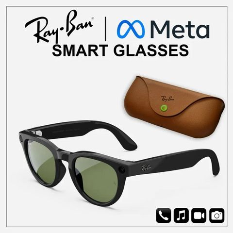 Ray-Ban Meta 雷朋智慧眼鏡Headliner系列(圓形框)