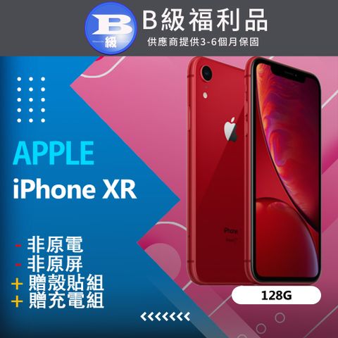 ✨贈殼貼組✨【福利品】Apple iPhone XR (128G) 紅_非原電、非原屏