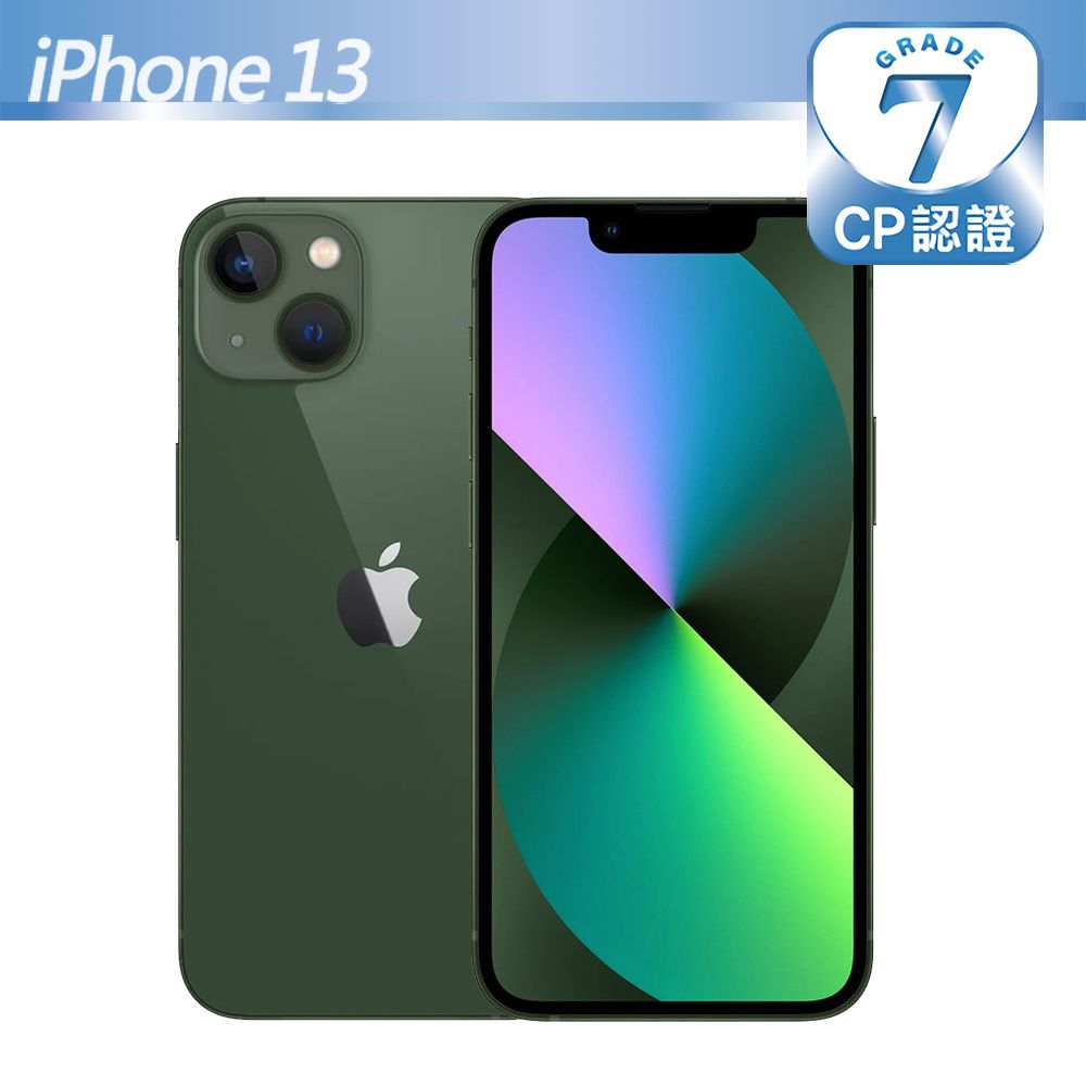 CP認證福利品】Apple iPhone 13 128GB 綠色- PChome 24h購物