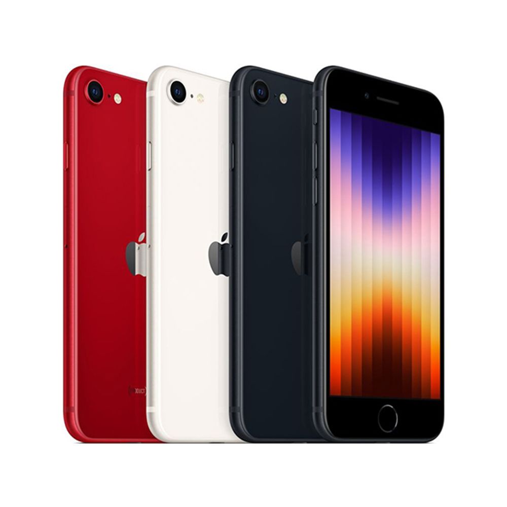 Apple 蘋果   iPhone 2022 SE3 (128G)午夜/星光/紅色