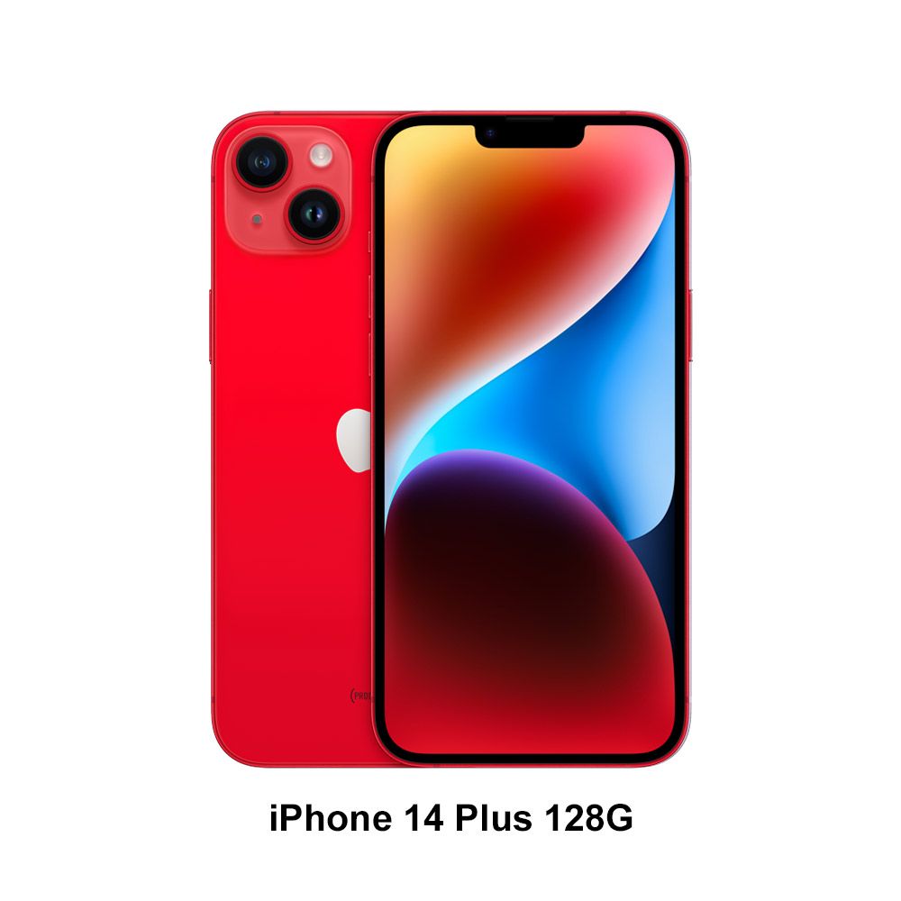 Apple iPhone 14 Plus (128G)-紅色(MQ513TA/A) - PChome 24h購物