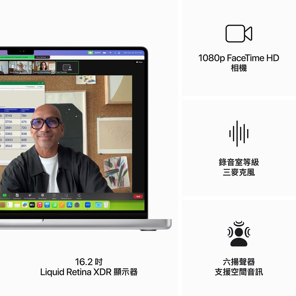 Apple 蘋果 MacBook Pro 16吋 M3 Pro 配備 12 核心 CPU 18 核心 GPU 512GB SSD 儲存裝置