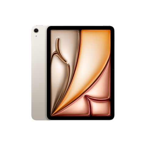 買就送螢幕保護組2024 Apple iPad Air 11吋 256G WiFi 星光色 (MUWJ3TA/A)