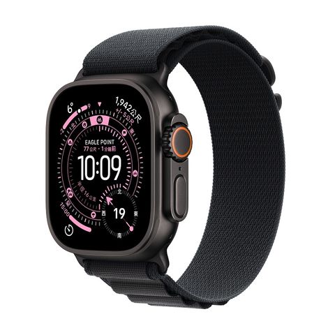 Apple Watch Ultra 3 GPS + LTE 49mm 黑色鈦 錶殼搭配黑色 高山錶環