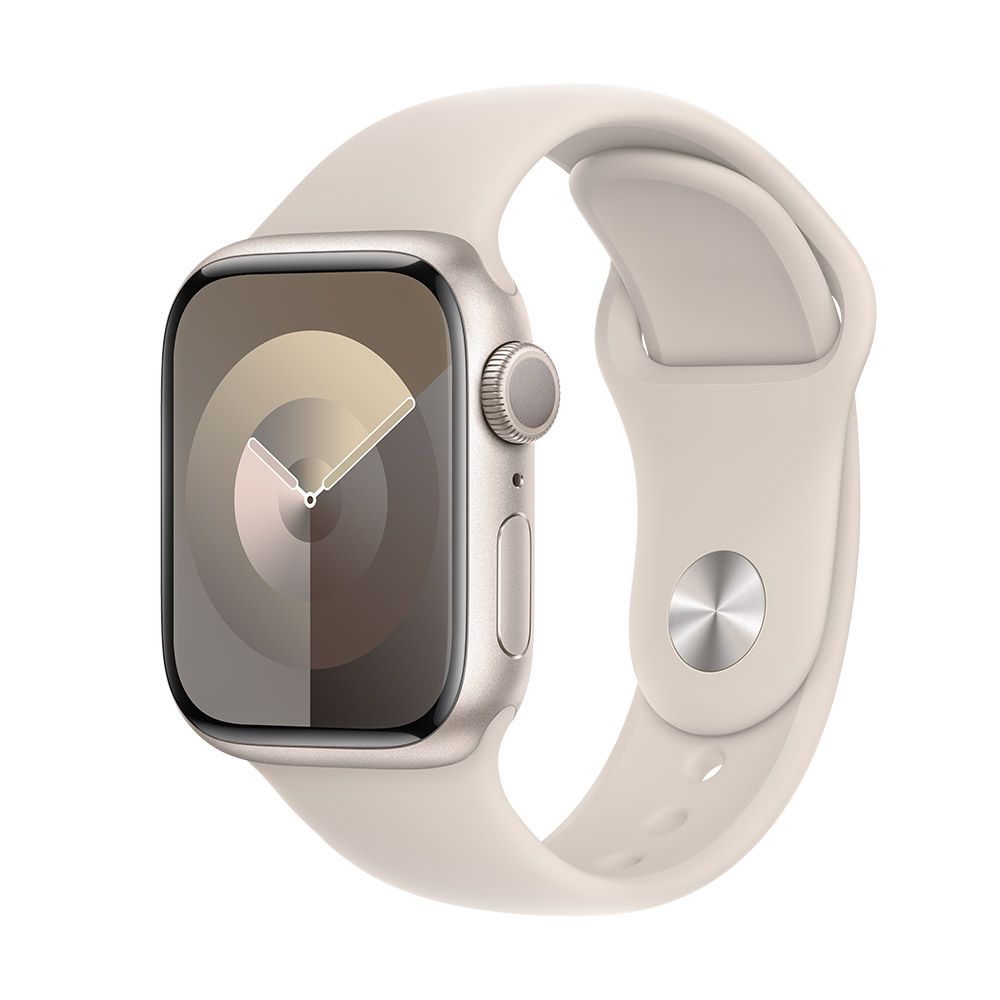 Apple Watch Series 9 GPS 41mm 星光色鋁金屬錶殼- PChome 24h購物