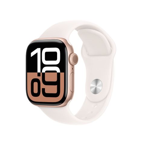 Apple 蘋果 Apple Watch Series 10 GPS + LTE 42 mm 玫瑰金鋁製錶殼