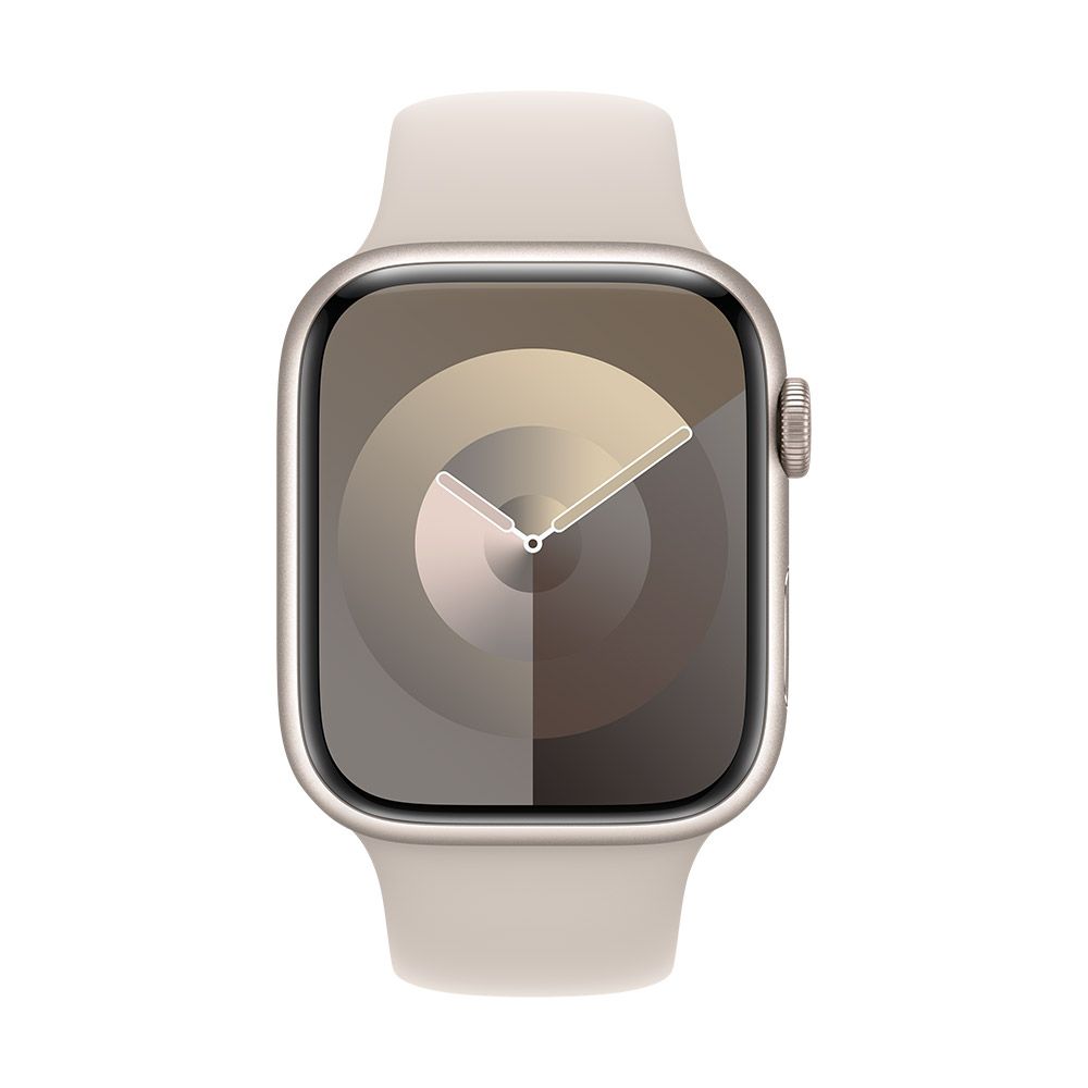 Apple Watch Series 9 GPS 45mm 星光色鋁金屬錶殼- PChome 24h購物