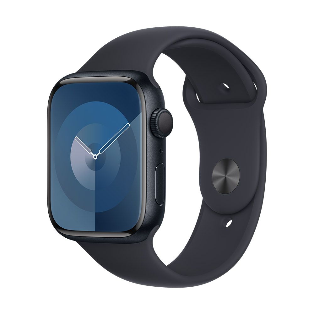 Apple Watch Series 9 GPS 45mm 午夜色鋁金屬錶殼- PChome 24h購物