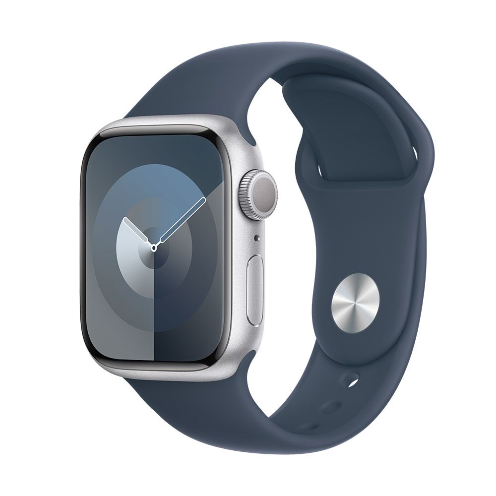 Apple Watch Series 9 GPS 41mm 銀色鋁金屬錶殼- PChome 24h購物