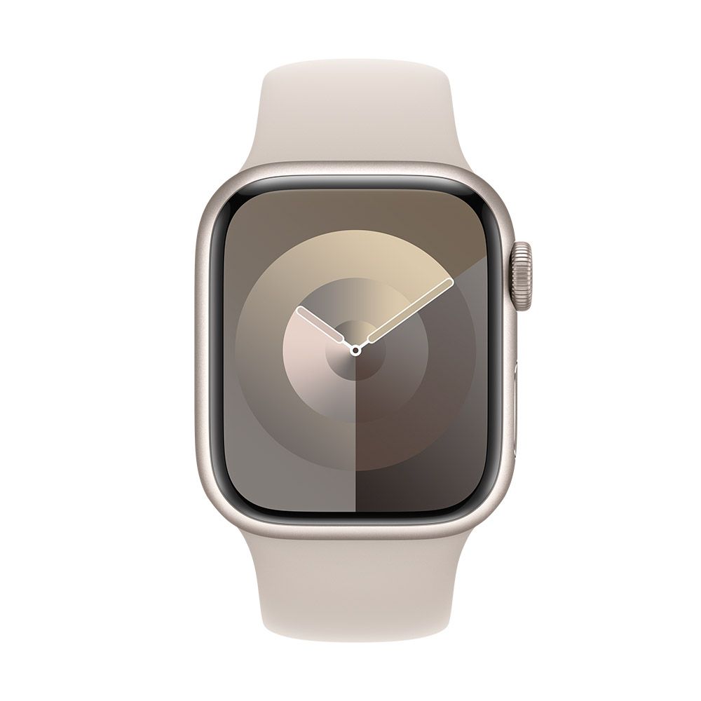 Apple Watch Series 9 GPS 41mm 星光色鋁金屬錶殼- PChome 24h購物