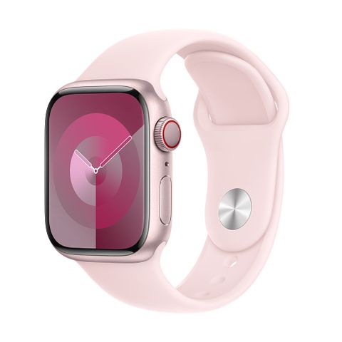超值優惠省$501Apple Watch Series 9 GPS + Cellular 41mm 粉紅色鋁金屬錶殼