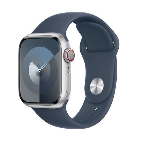 限時狂降$1501再送原廠錶帶Apple Watch Series 9 GPS + Cellular 41mm 銀色鋁金屬錶殼