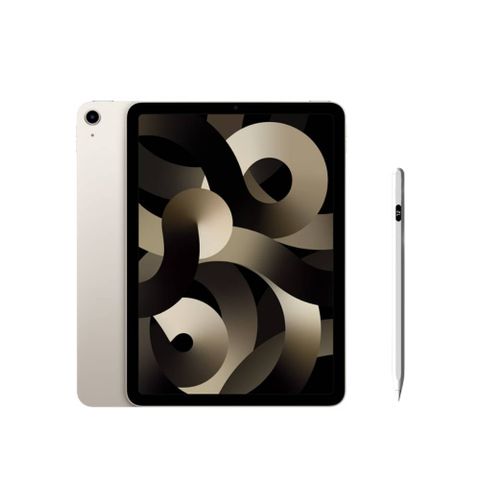 2022 Apple iPad Air 5 10.9吋 256G WiFi 星光色+電量顯示磁力吸附觸控筆