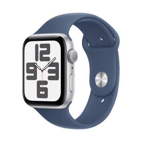 Apple 蘋果 Apple Watch SE GPS 44 mm銀色鋁製錶殼