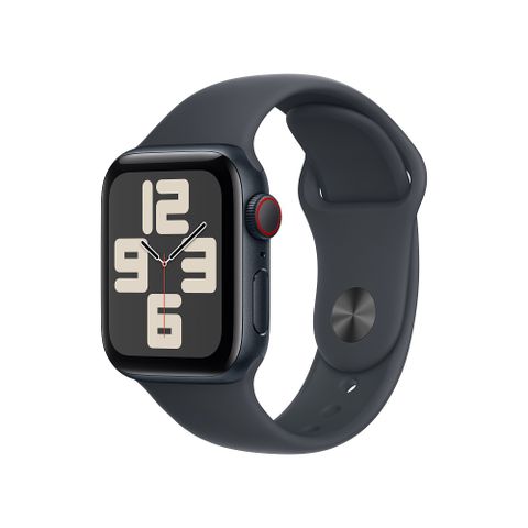 Apple 蘋果 Apple Watch SE GPS + LTE 40 mm午夜色鋁製錶殼