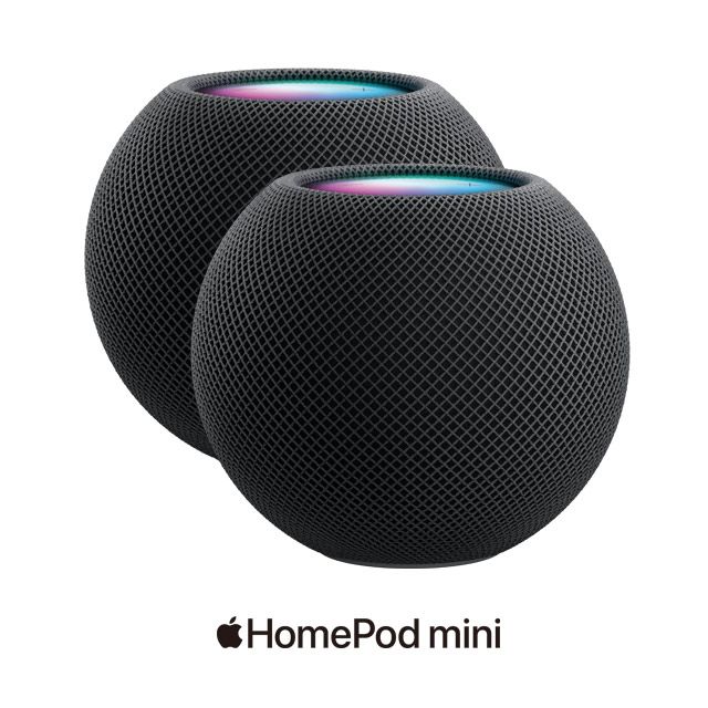 Apple 蘋果 HomePod mini-午夜色 二入組