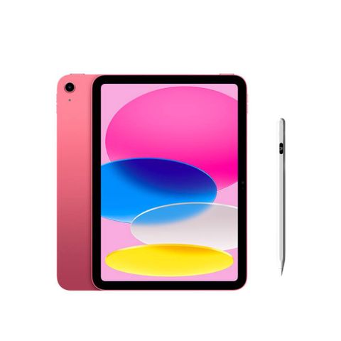 Apple 第十代 iPad 10.9吋 256G WiFi 粉紅色 (MPQC3TA/A)+電量顯示磁力吸附觸控筆