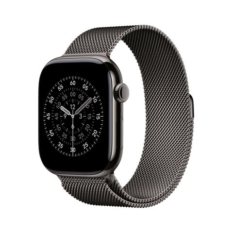 Apple Watch Series 11 GPS + LTE 46mm 石瓦色錶殼搭配 米蘭錶環金屬石瓦色