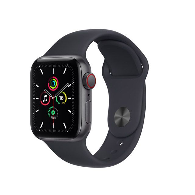 Apple Watch SE GPS + Cellular, 40mm Space Grey Aluminium Case with