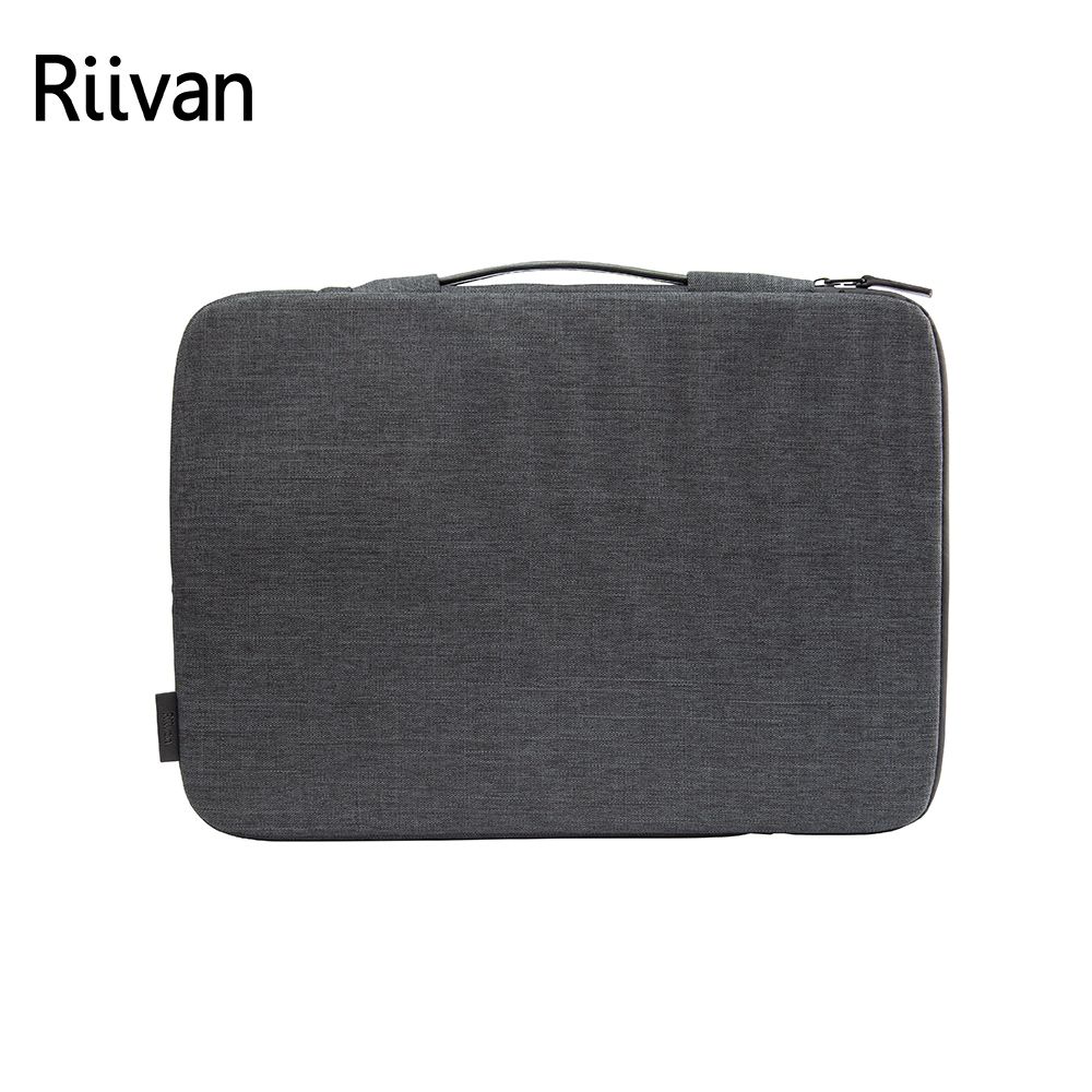 Riivan  Macbook 15/16吋防震手提電腦包-深灰