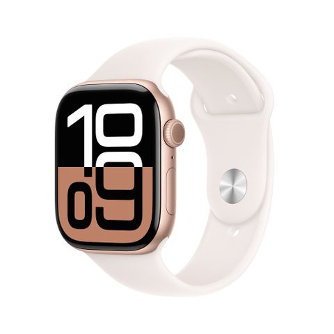 Apple Watch Series 10 GPS 46mm 玫瑰金鋁製錶殼