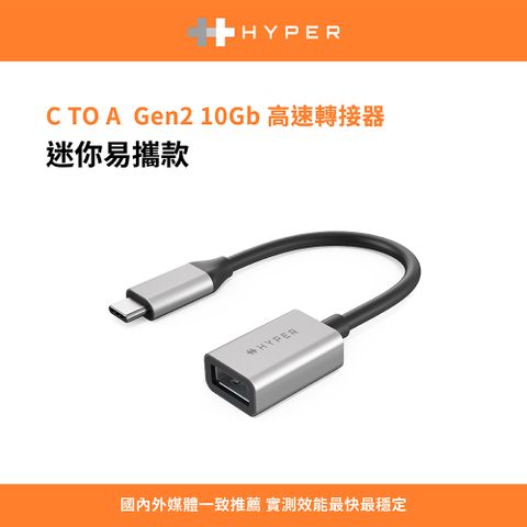 Adaptateur Hyper® HyperDrive USB-C vers USB-A 10Gbps