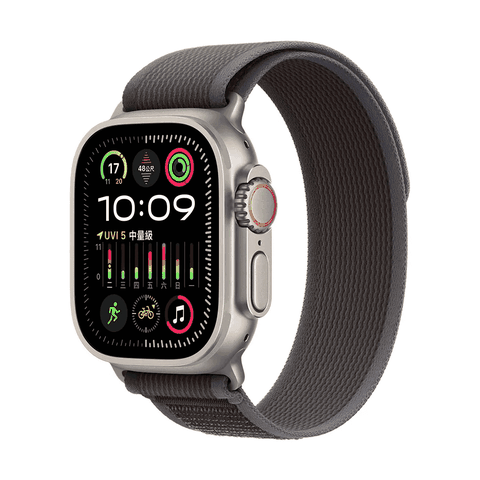 Apple Watch Ultra 2 GPS + Cellular, 49mm 藍+黑色越野錶環S/M