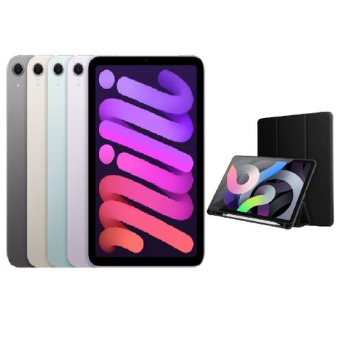 Apple 蘋果 iPad mini 7 8.3 吋 256G(WiFi) 玻貼皮套配件組