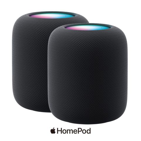 Apple 蘋果 HomePod-午夜色 二入組