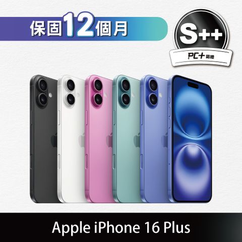 【PC+福利品】Apple iPhone 16 Plus 256GB (S++)