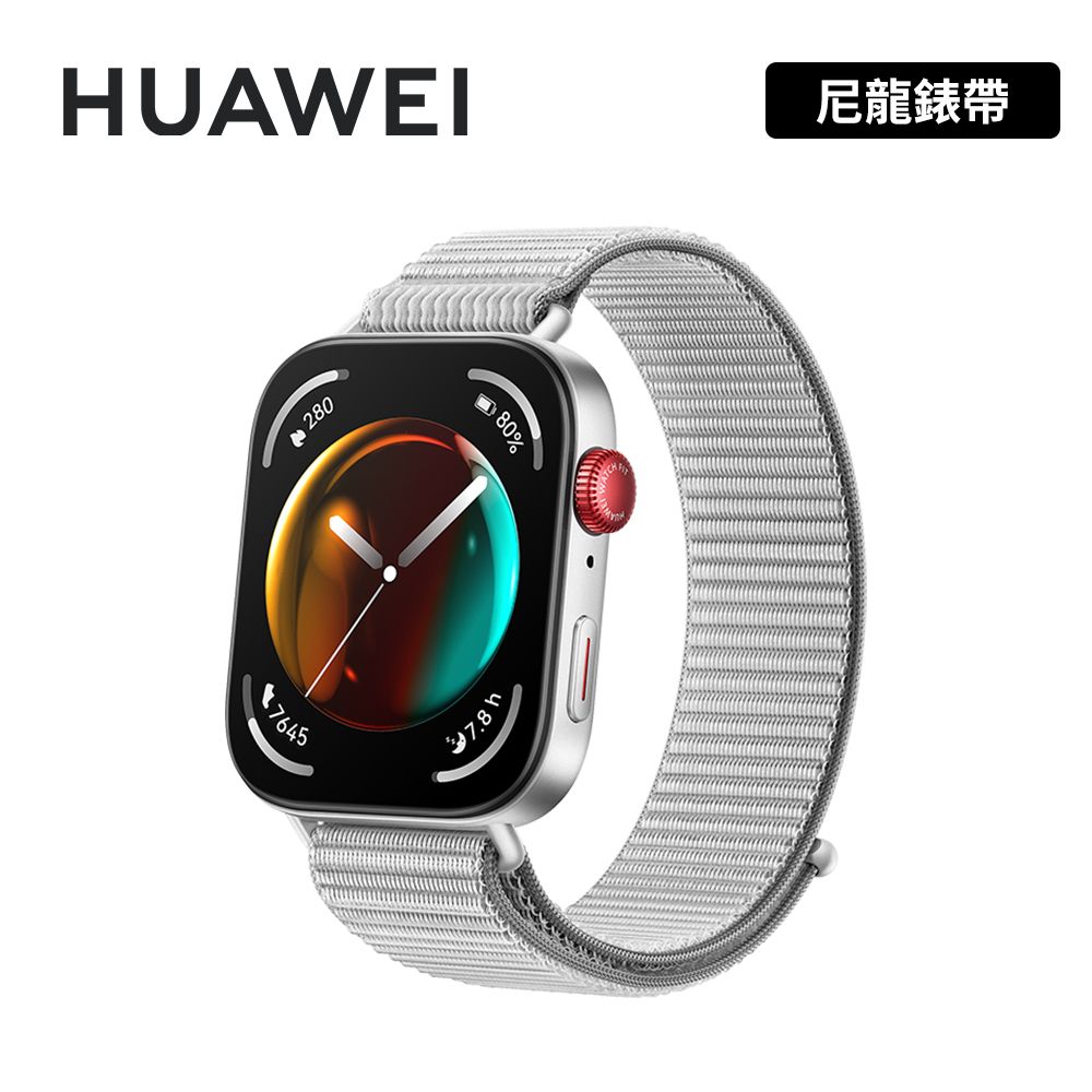 HUAWEI 華為  Watch Fit 3 1.82吋 智慧手錶 尼龍錶帶款 蒼芎灰