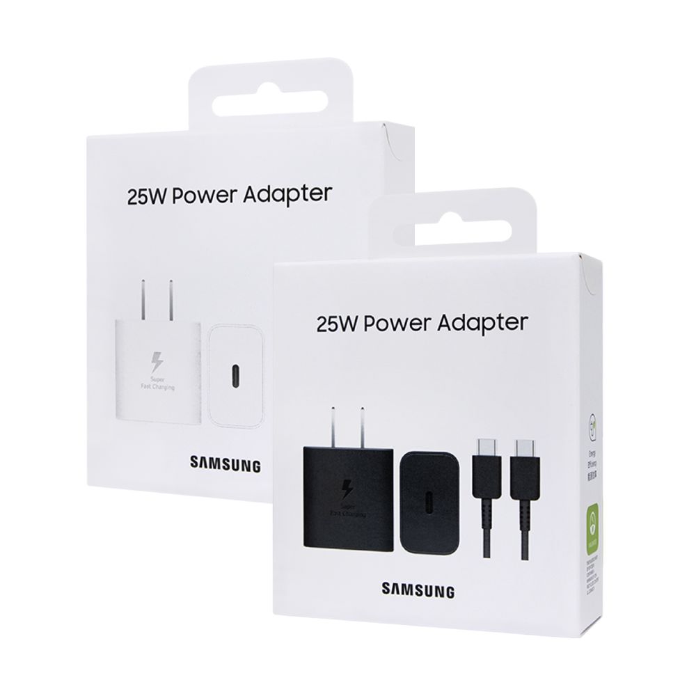 Samsung 三星 原廠新款 25W 超級快充+雙Type C線組 - 支援S25 S24系列【T2510 / 盒裝】