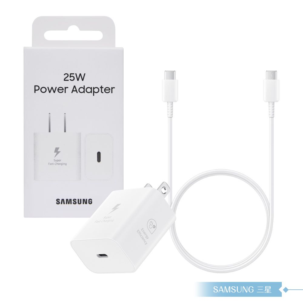 Samsung 三星  for Z Fold6 Flip6 25W快充組【附原廠盒裝T2510頭+三星製造雙Type C線】